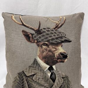 Gobelin Kussen The Huntsman Deer, taupe