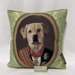 Gobelin Kussen Poncelet Labrador, groen
