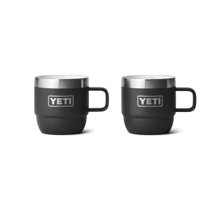 Yeti Rambler 6oz 177ML Stapelbare mokken, Black