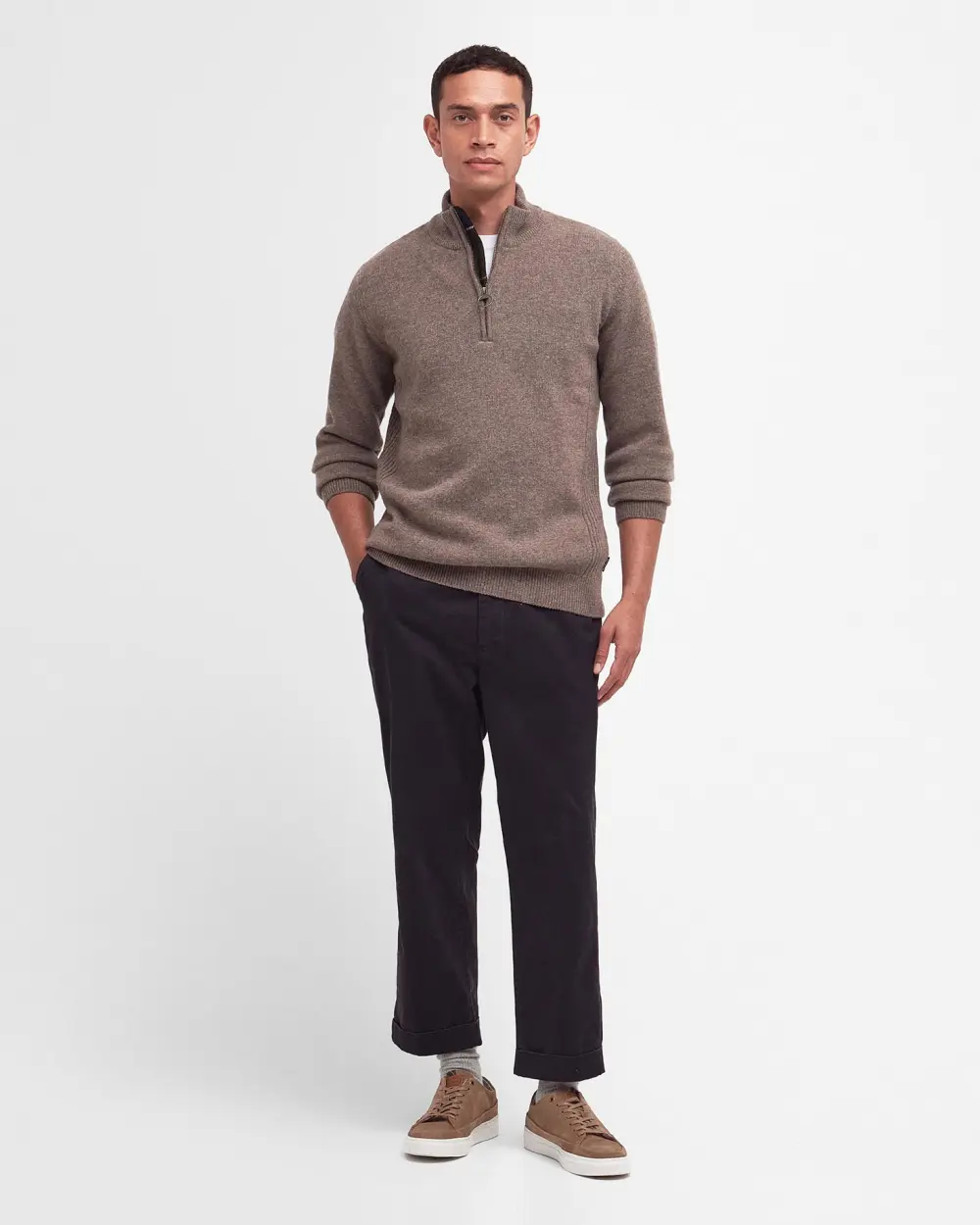 Barbour Holden Half Zip, military marl - Image 4