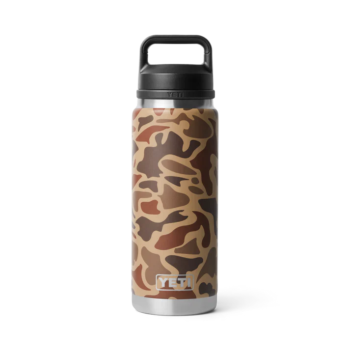 Yeti Rambler Bottle met Chug Cap, 26 oz/769 ml, wetlands camo