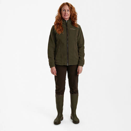 Deerhunter Lady Josephine Fleece with membrane, graphite green - Image 4