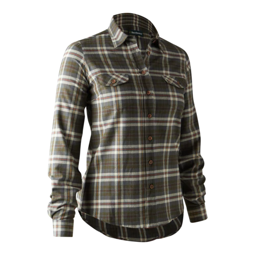 Deerhunter Lady Ruby Shirt, yellow check - Image 2