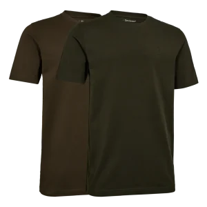 Deerhunter 2-Pack T-shirt, fallen leaf/timber