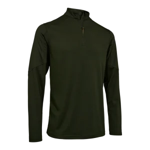 Deerhunter Climate 1/2-Zip T-shirt L/S with 37,5 technology, forest ember