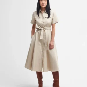 Barbour Margaret Midi Dress, safari