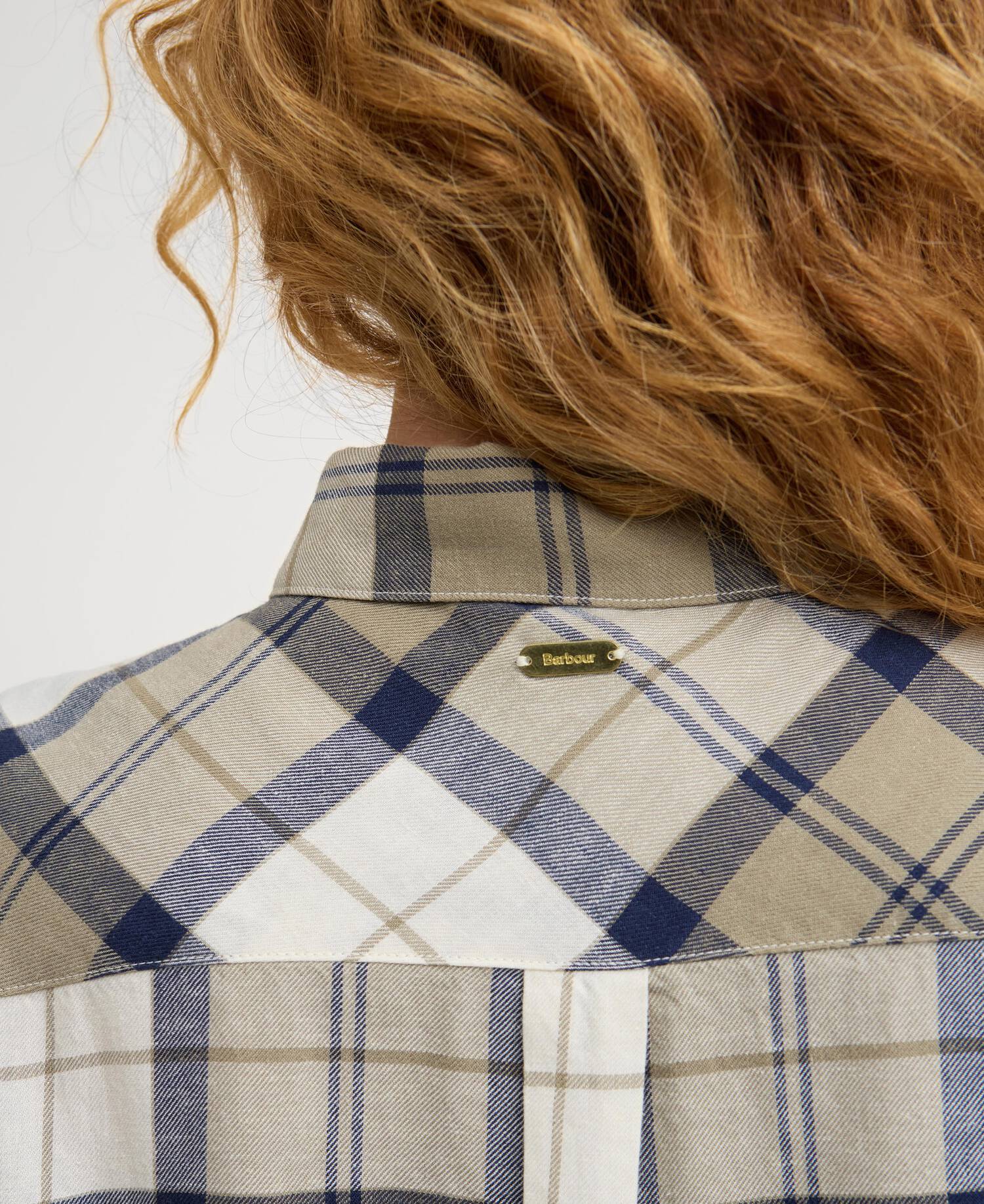 Barbour Fern Shirt, dress navy tartan - Image 6
