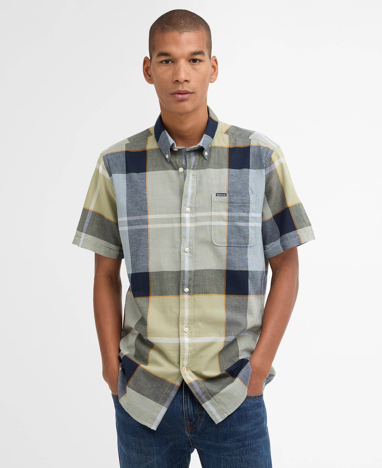 Barbour Douglas S/S Tailored Shirt, highland loch tartan
