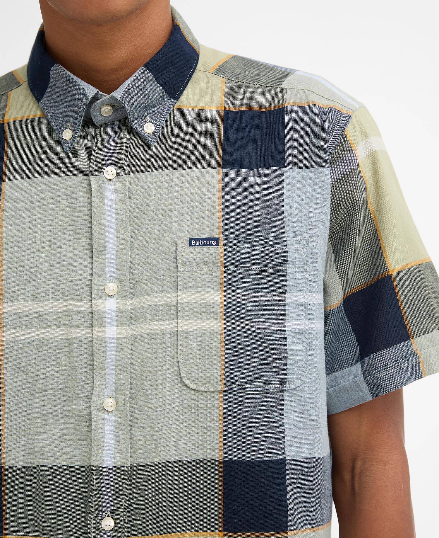 Barbour Douglas S/S Tailored Shirt, highland loch tartan - Image 4