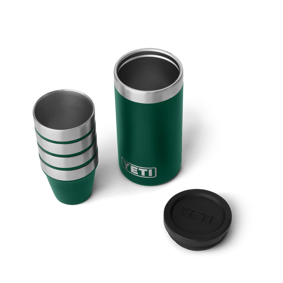 Yeti Shot Glasses & Case, black forest green - Image 3