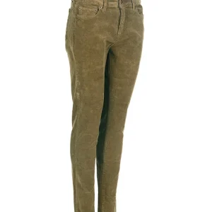 Baleno Valentine dames broek corduroy, olijfgroen