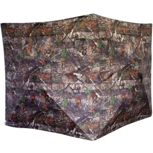 Camouflage vouw scherm 3 x 140x140cm Clear view ,natural groen