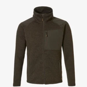 Rovince Coarse Fleece Vest Men, olive green
