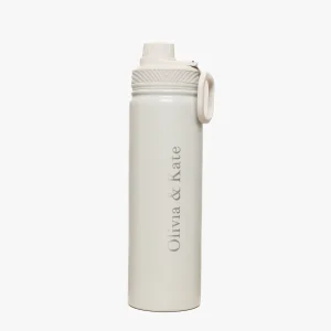 Beige Oliva & Kate Stainless Steel - Waterfles