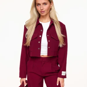 Burgundy Rode STUDIO Cropped - Jasje