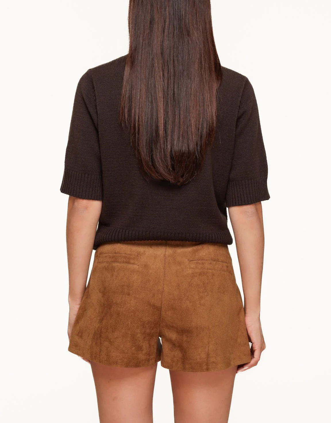 Camel Suede Short - Set - Image 4