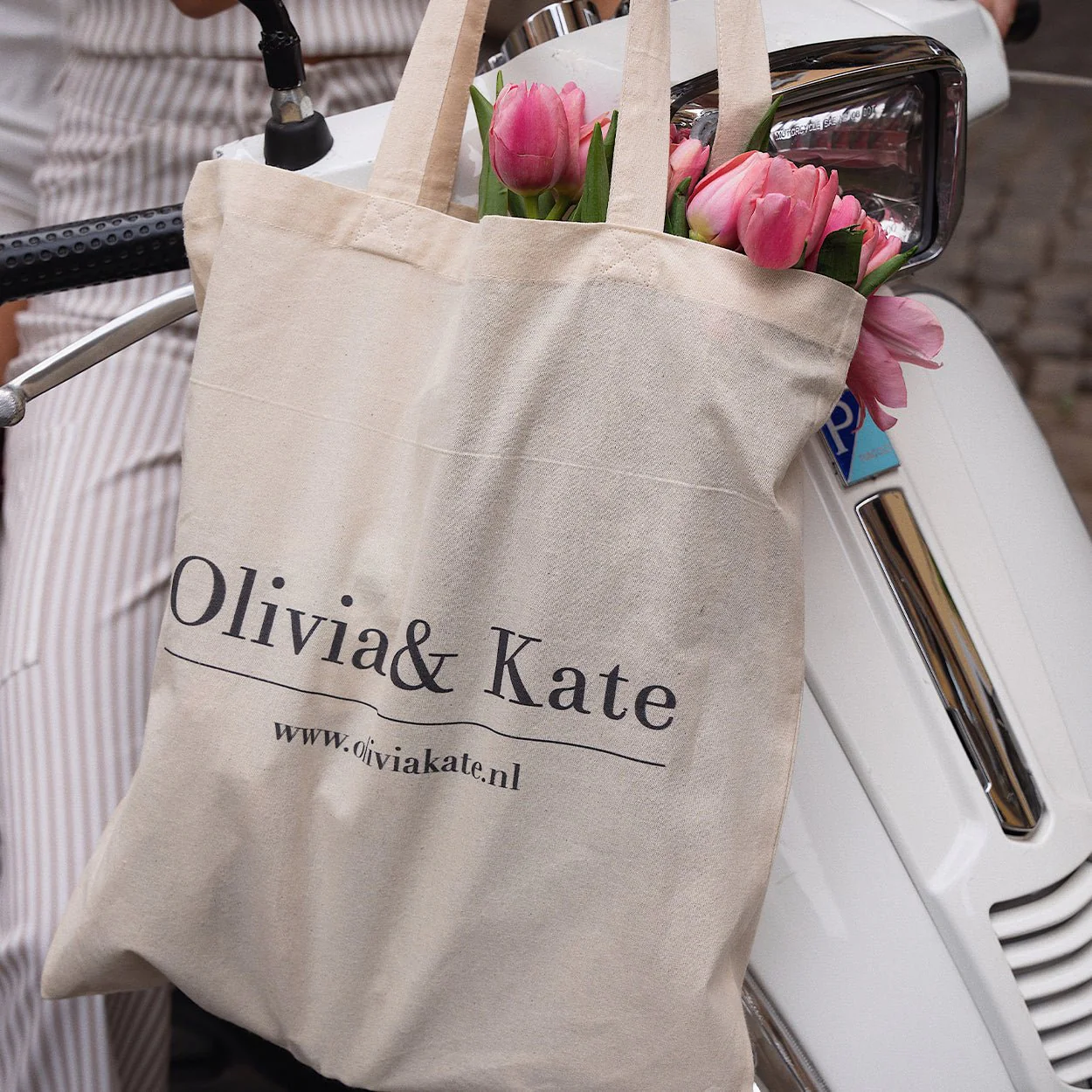 Creme Olivia & Kate Canvas - Tas - Image 5