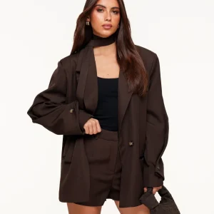 Donkerbruine Korte Classic Oversized - Set