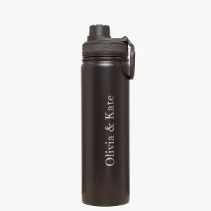 Donkerbruine Olivia & Kate Stainless Steel - Waterfles