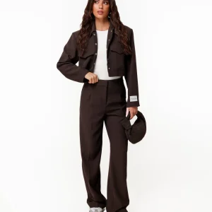 Donkerbruine Studio Cropped - Set