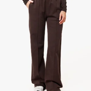 Donkerbruine Wijde Naden Jogging - Broek