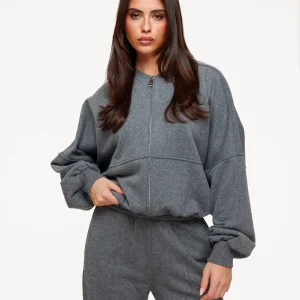 Donkergrijze Jogging LS - Vest