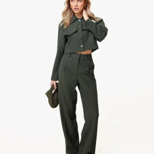 Donkergroene Studio Cropped - Set