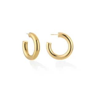 Gouden Basic 4cm - Oorbellen