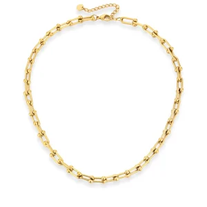 Gouden Schakel Detail - Ketting