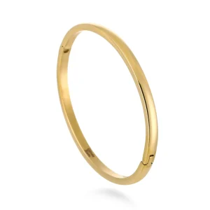 Gouden Smalle Bangle - Armband