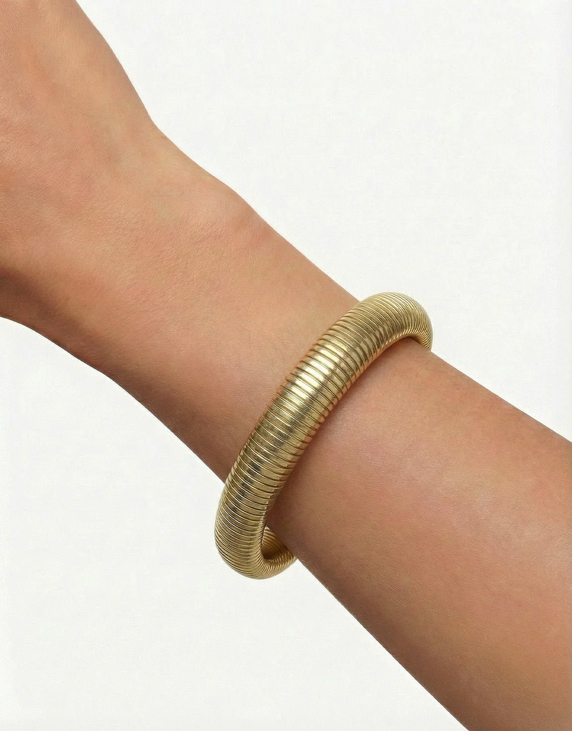 Gouden Stretchy Ronde - Armband - Image 3