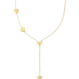 Gouden Verlengde Hartjes - Ketting