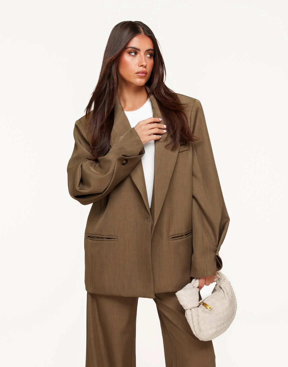 Khaki Classic Oversized - Blazer - Image 3