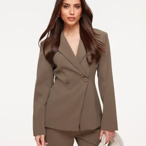 Khaki Luxe Getailleerde - Blazer
