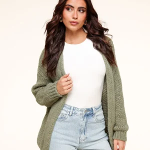 Lichte Army Groene Wollen - Vest