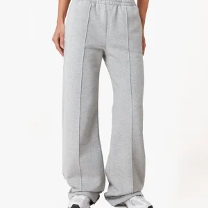 Lichtgrijze Wijde Naden Jogging - Broek
