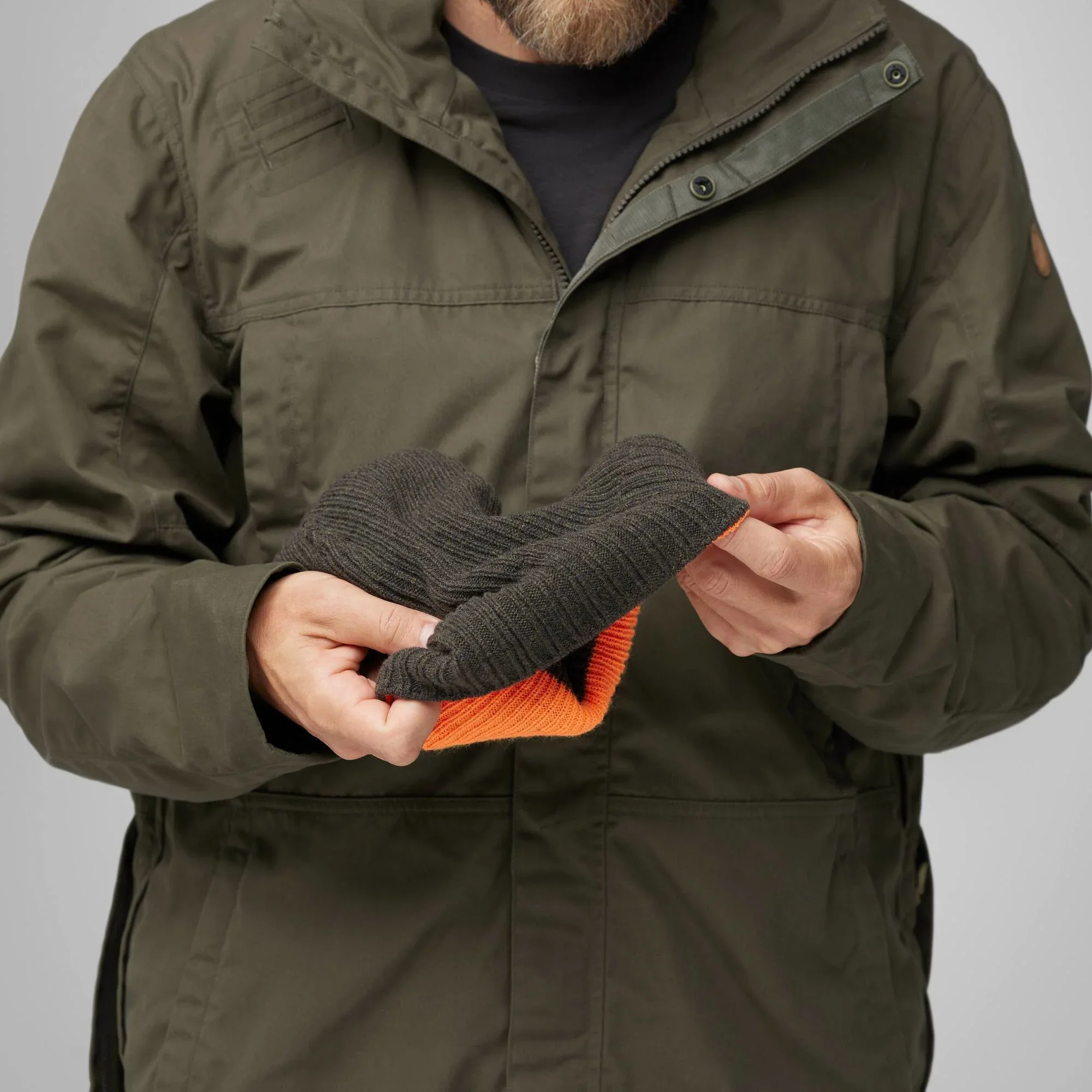 Fjällräven Sörmland Reversible Beanie, dark olive - Image 8