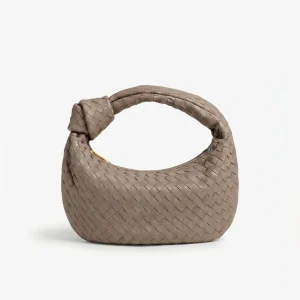 Taupe Middel Gevlochten - Tas