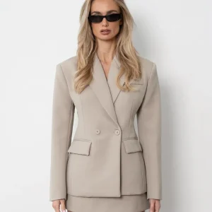 Taupe Premium Detail - Blazer