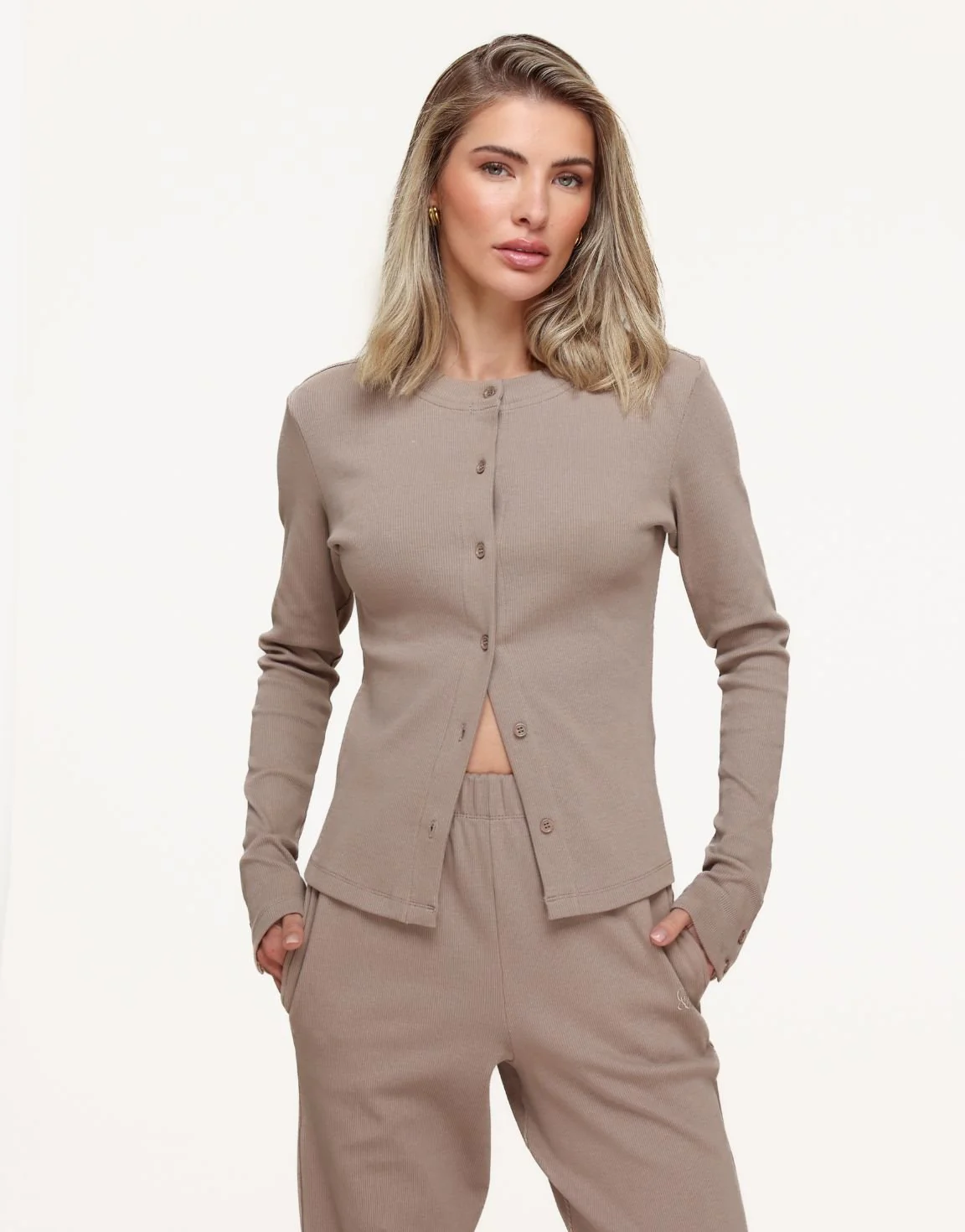 Taupe Ribbel Lounge - Top - Image 2