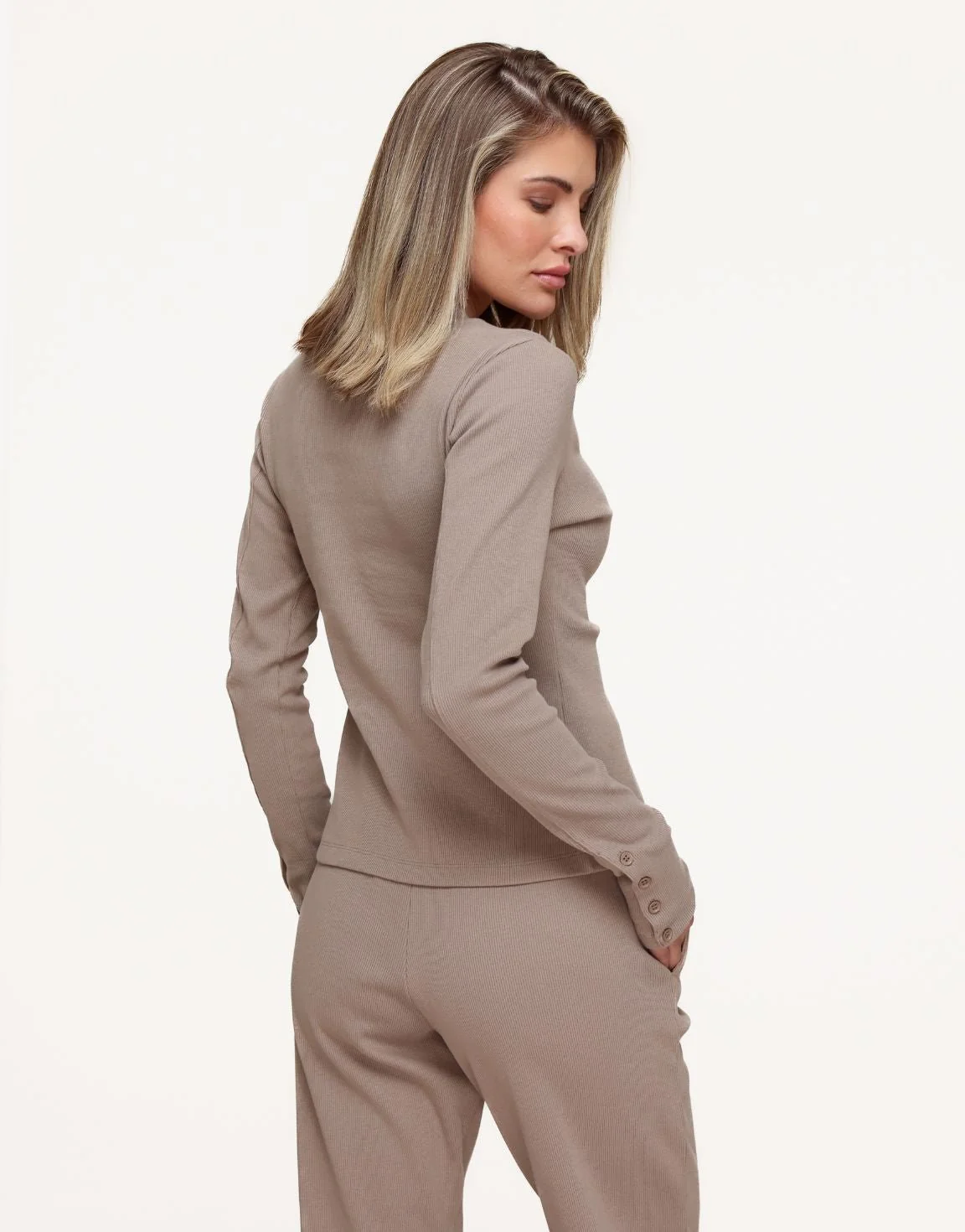 Taupe Ribbel Lounge - Top - Image 4
