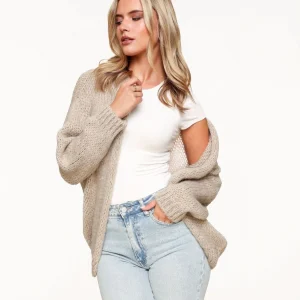 Taupe Wollen - Vest