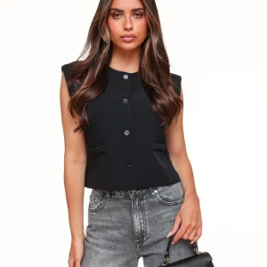 Zwarte F/W Edit Cropped - Gilet