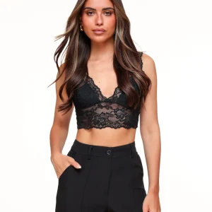 Zwarte Lina Kanten - Bralette