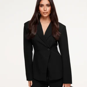 Zwarte Luxe Getailleerde - Blazer